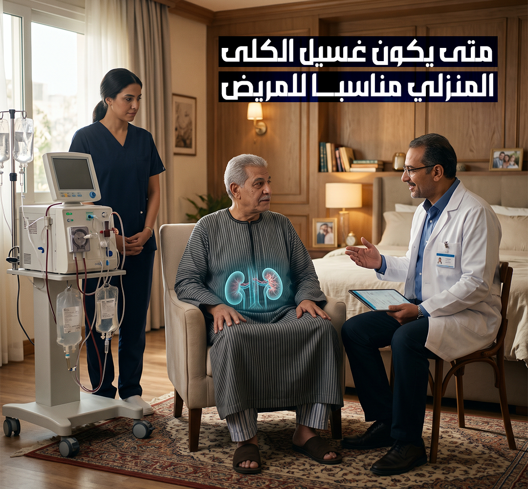 متى يكون غسيل الكلى المنزلي مناسبًا للمريض؟